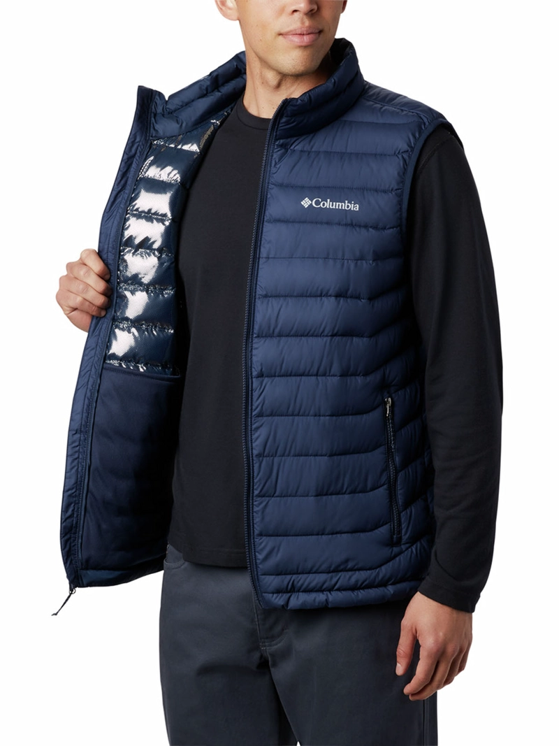 PARKA SIN MANGAS HOMBRE POWDER LITE II AZUL COLUMBIA - 4