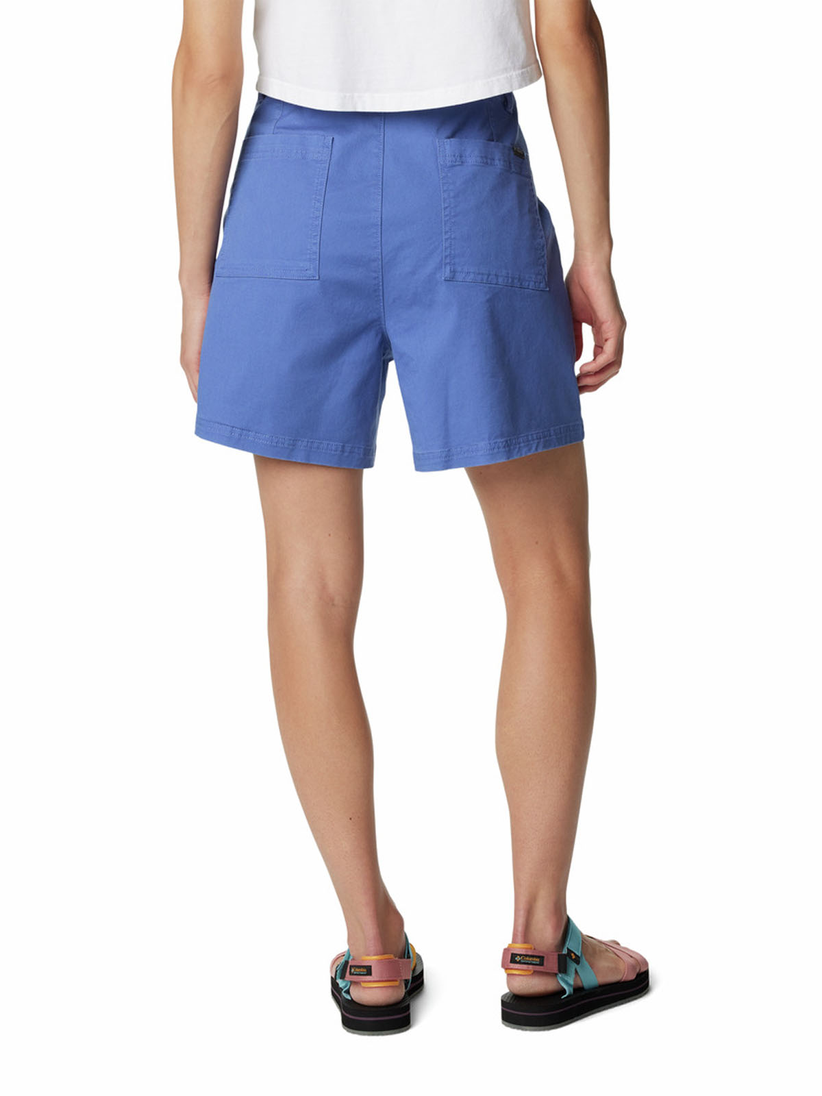 SHORT ALGODÓN MUJER COLUMBIA AZUL CALICO BASIN COTTON - 6