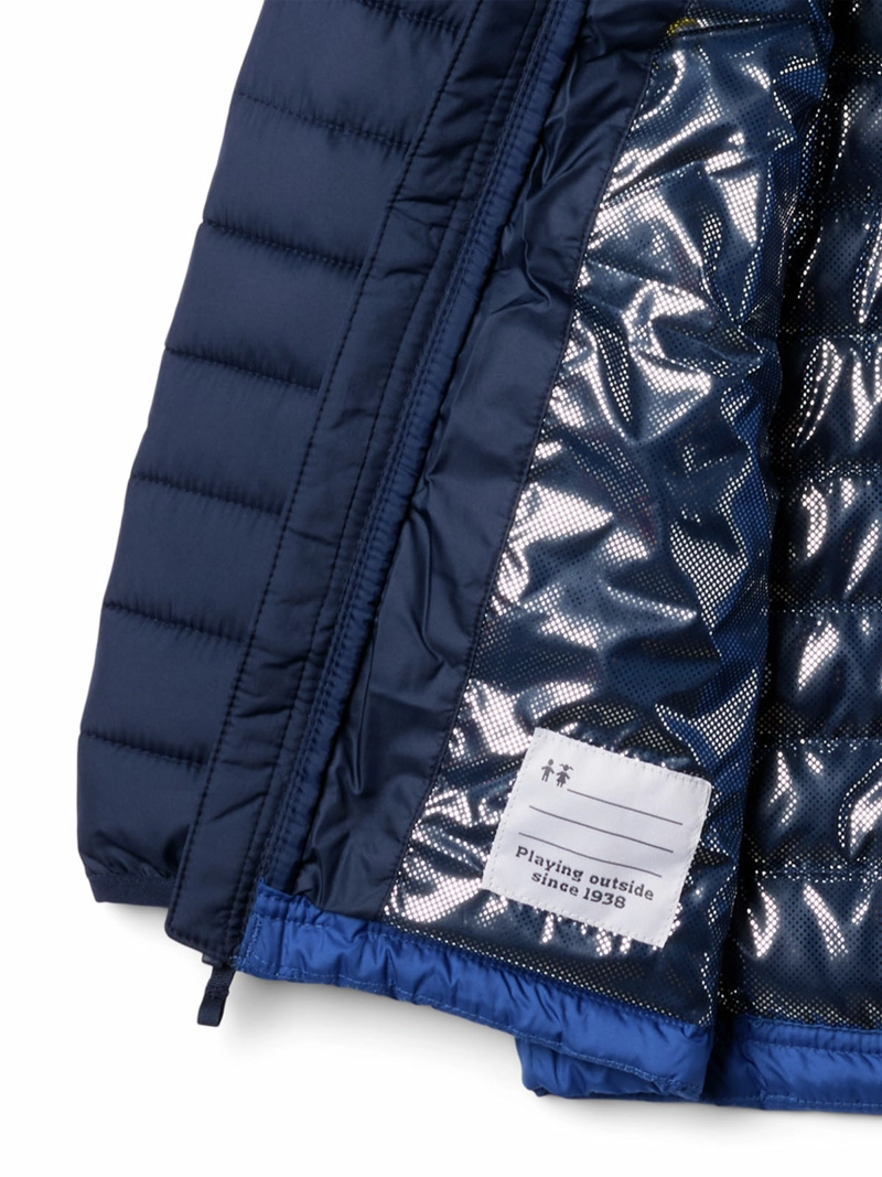 PARKA NIÑO POWDER LITE II HOODED AZUL COLUMBIA - 2
