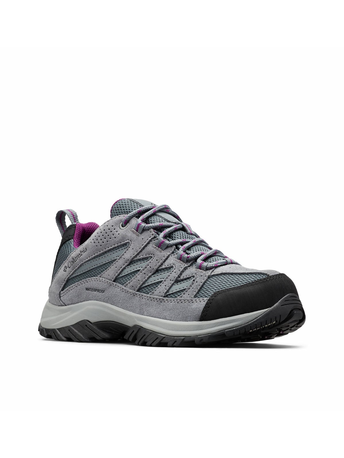 ZAPATILLAS MUJER COLUMBIA OUTDOOR GRIS CRESTWOOD WATERPROOF CUERO - 1