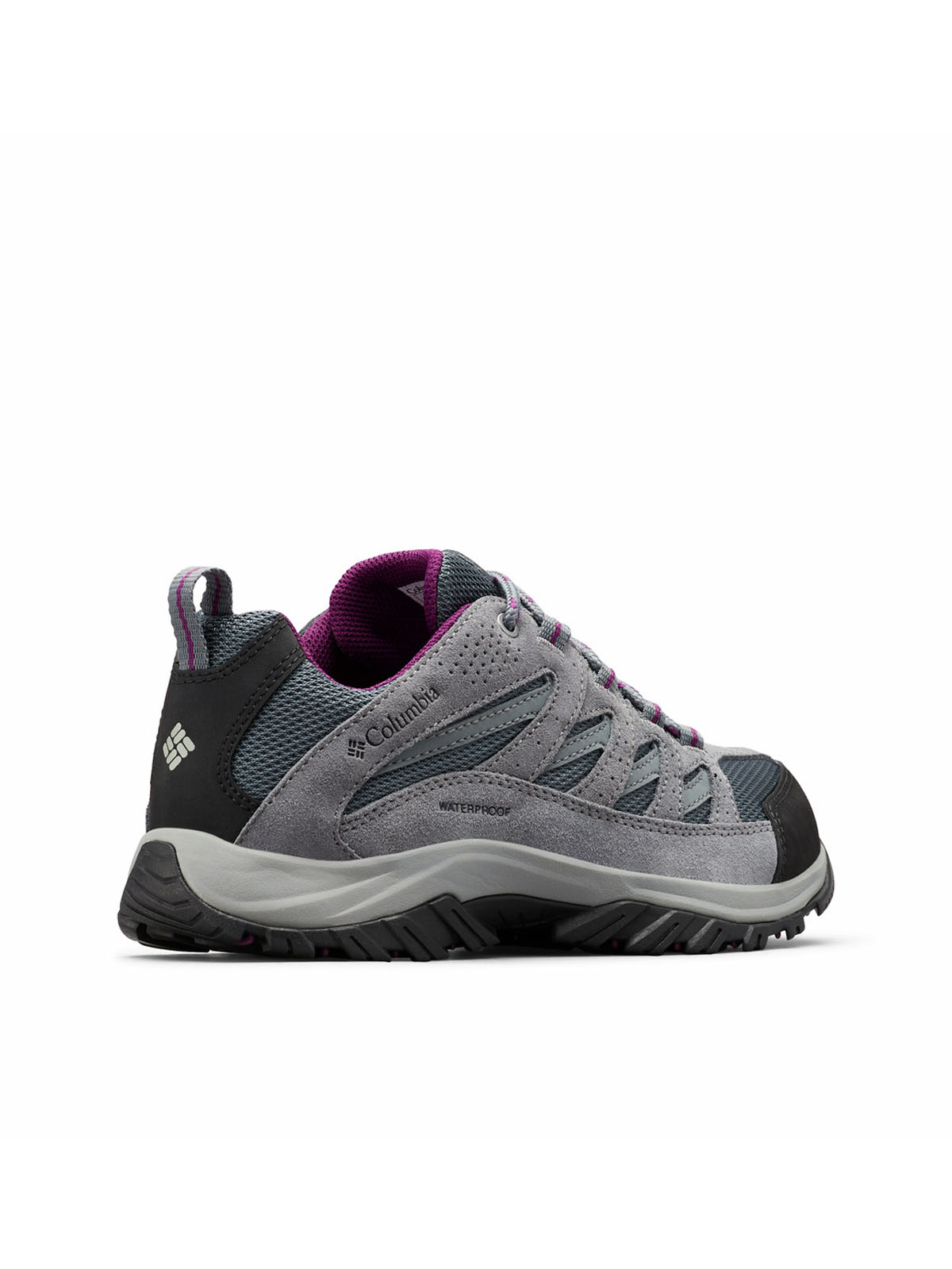 ZAPATILLAS MUJER COLUMBIA OUTDOOR GRIS CRESTWOOD WATERPROOF CUERO - 7