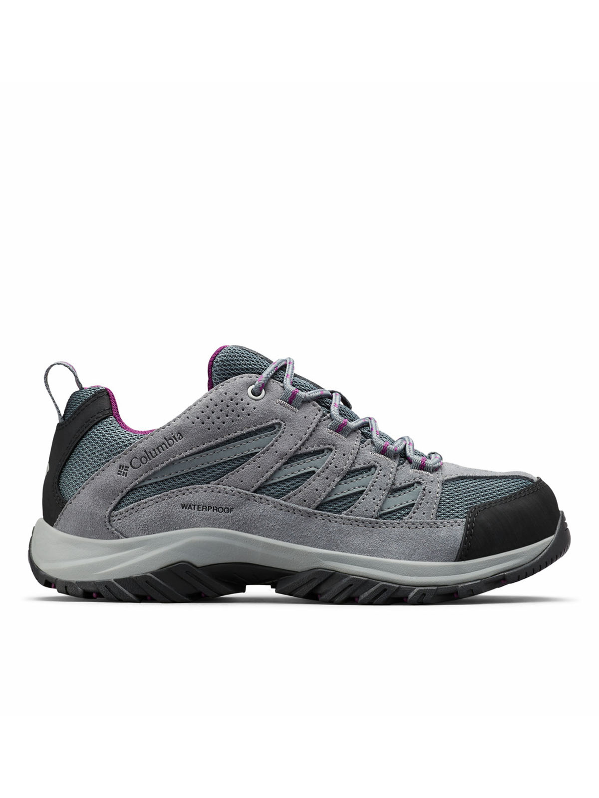 ZAPATILLAS MUJER COLUMBIA OUTDOOR GRIS CRESTWOOD WATERPROOF CUERO - 8