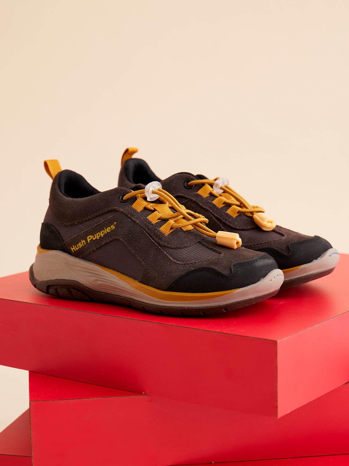 ZAPATILLA CUERO NEGRA NIÑO FASTLAND HUSH PUPPIES(36-40) - 4