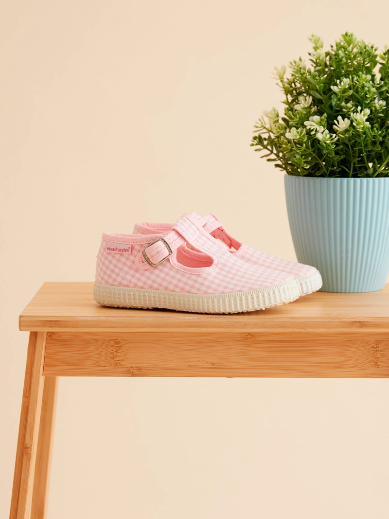 BALLERINAS NIÑA HUSH-PUPPIES TEXTIL ROSADA SUMMER - 2