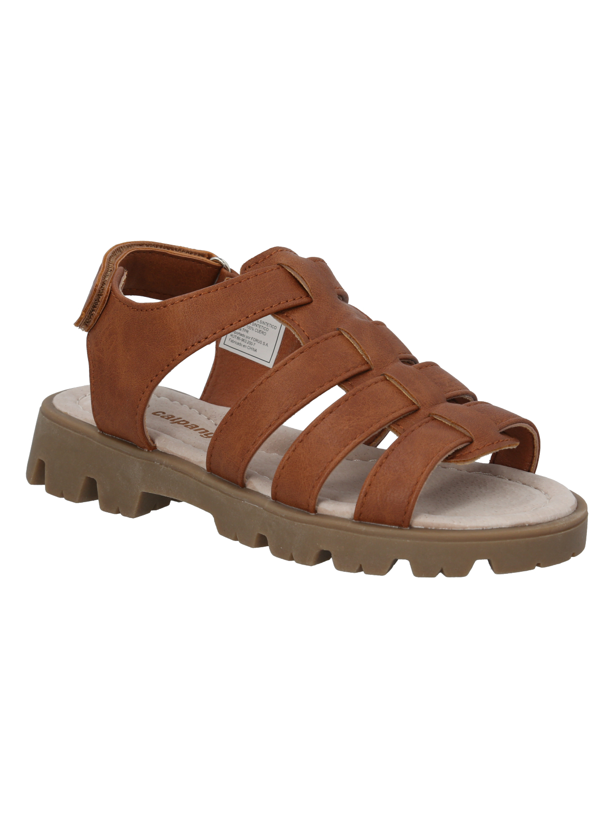 SANDALIAS NIÑA CALPANY CAFÉ CLARO SUNNY - 4