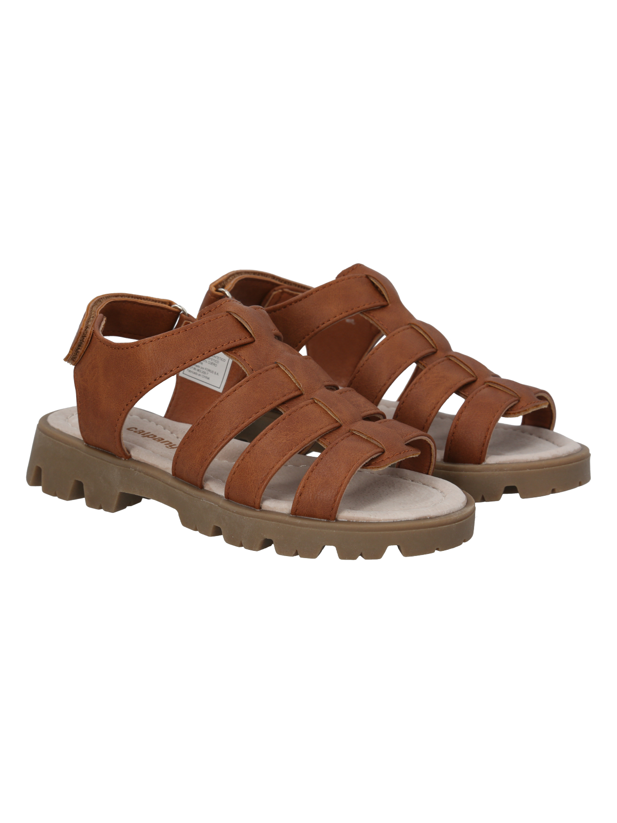 SANDALIAS NIÑA CALPANY CAFÉ CLARO SUNNY - 9