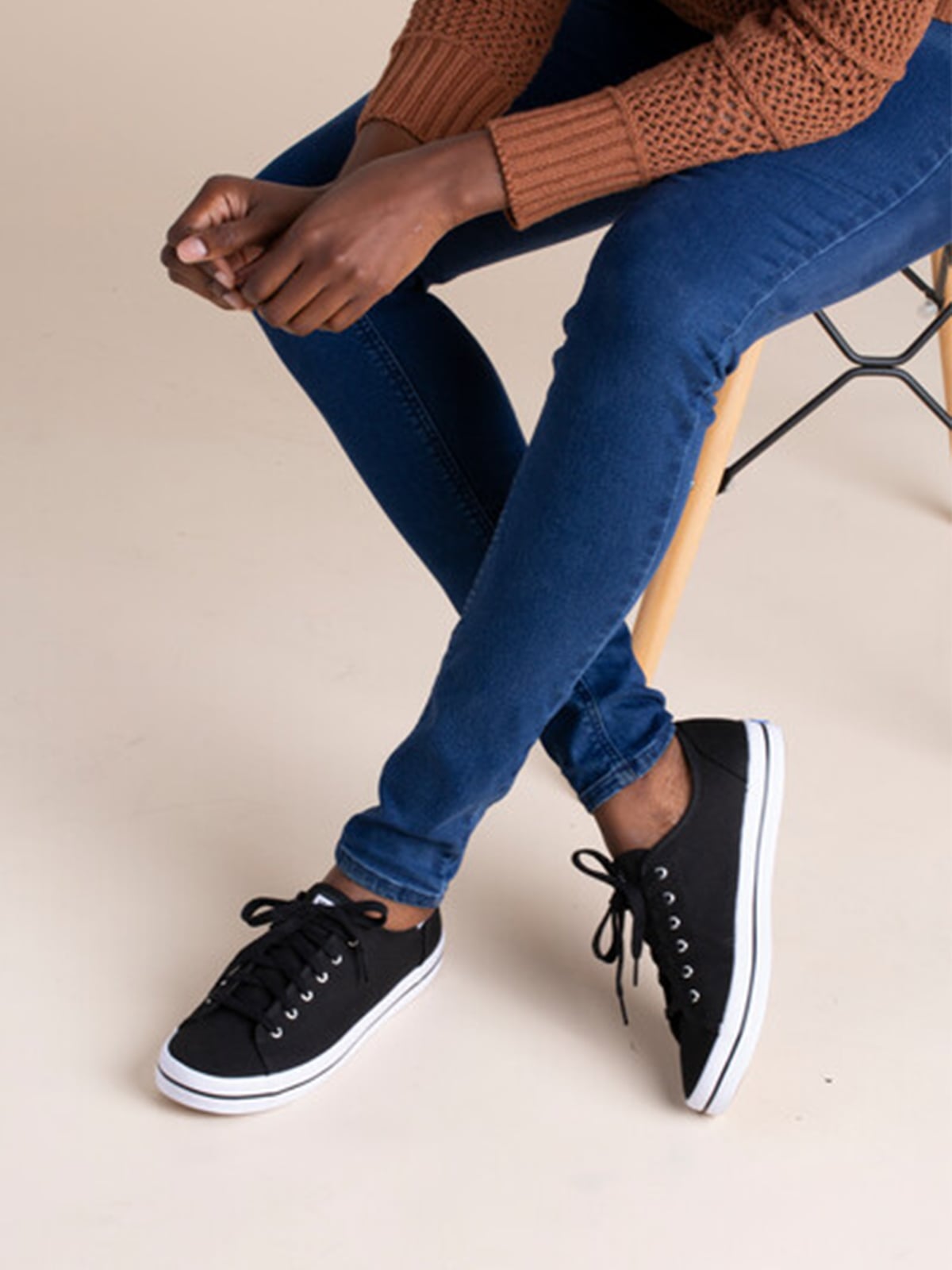 ZAPATILLA NEGRA MUJER KICKSTART SEASONAL S KEDS - 2