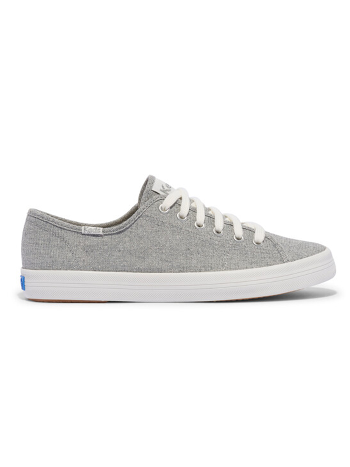 ZAPATILLAS MUJER KEDS CASUALES GRIS KICKSTART METALLIC - 1