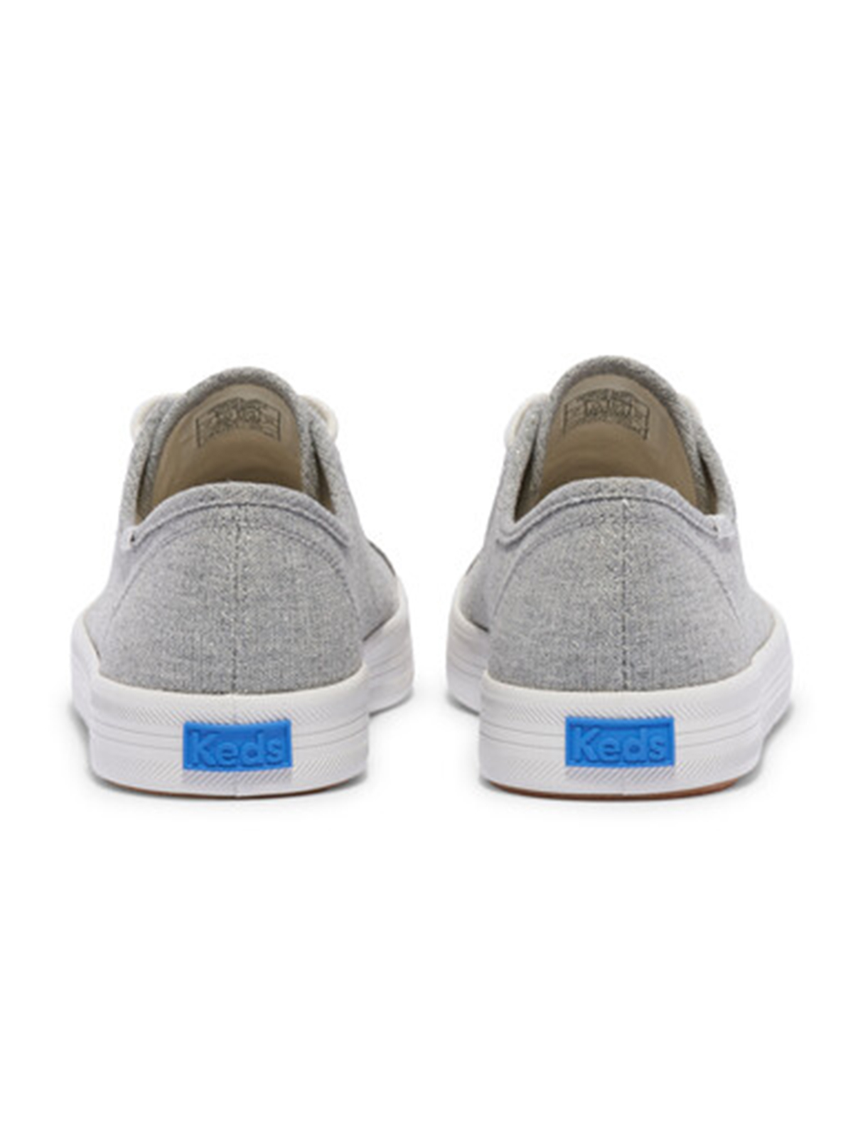 ZAPATILLAS MUJER KEDS CASUALES GRIS KICKSTART METALLIC - 5