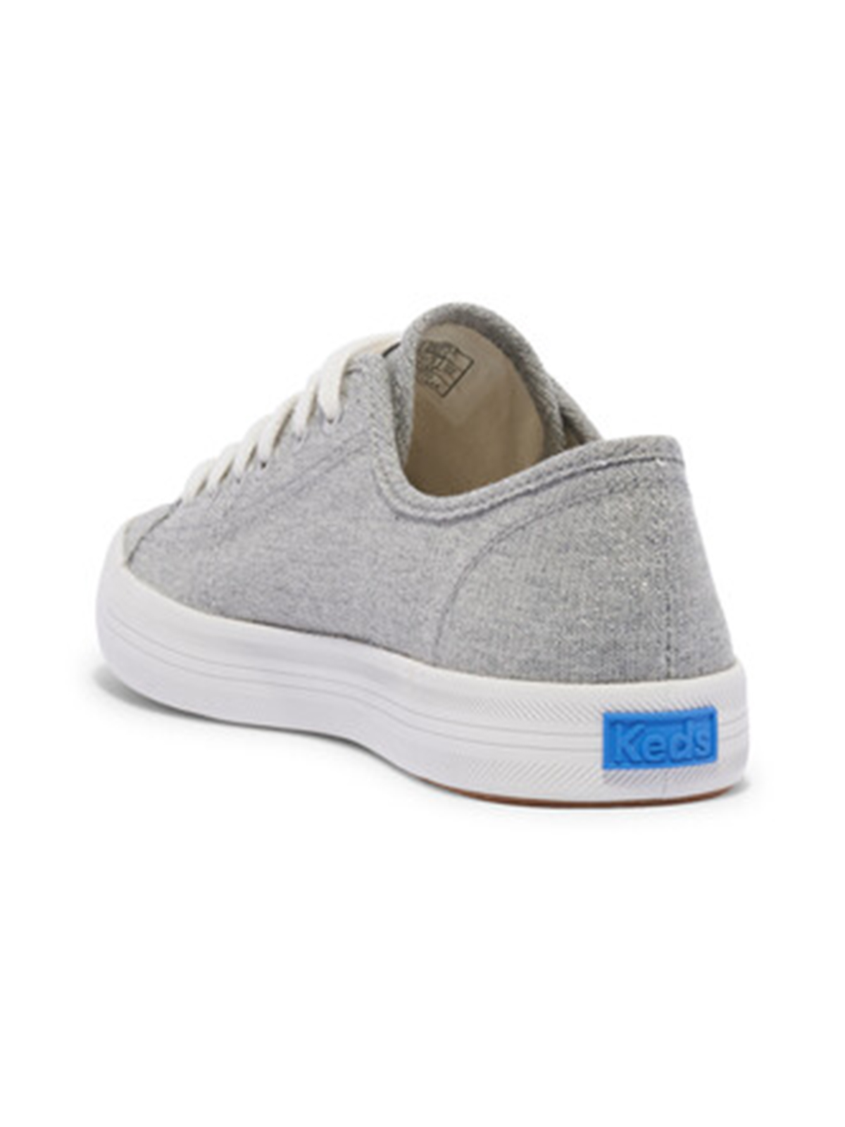 ZAPATILLAS MUJER KEDS CASUALES GRIS KICKSTART METALLIC - 6