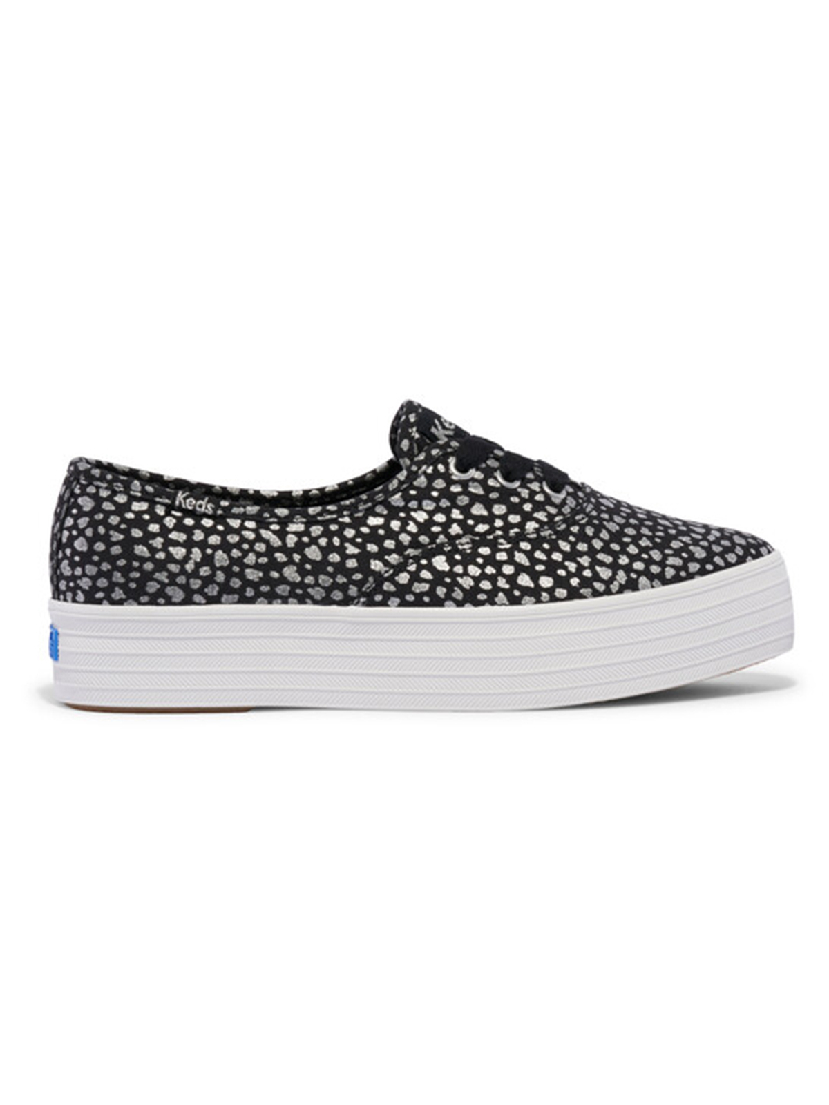 ZAPATILLA NEGRA MUJER KEDS POINT CANVAS KEDS - 1