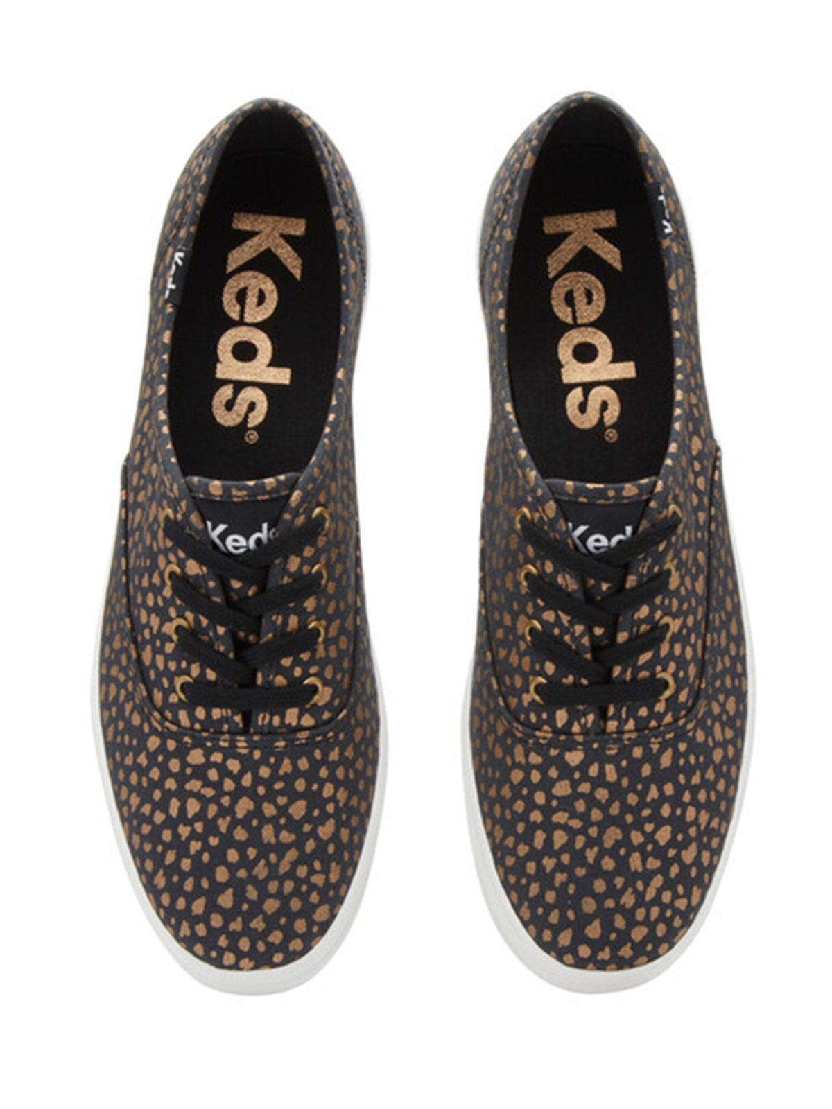 ZAPATILLA NEGRA MUJER CHAMPION CANVAS DOT KEDS - 4