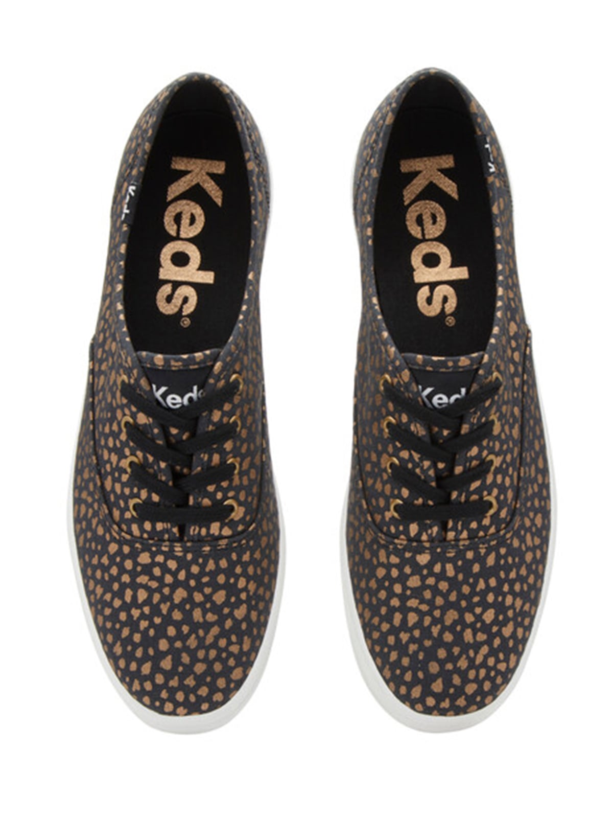 ZAPATILLA NEGRA MUJER CHAMPION CANVAS DOT KEDS - 4