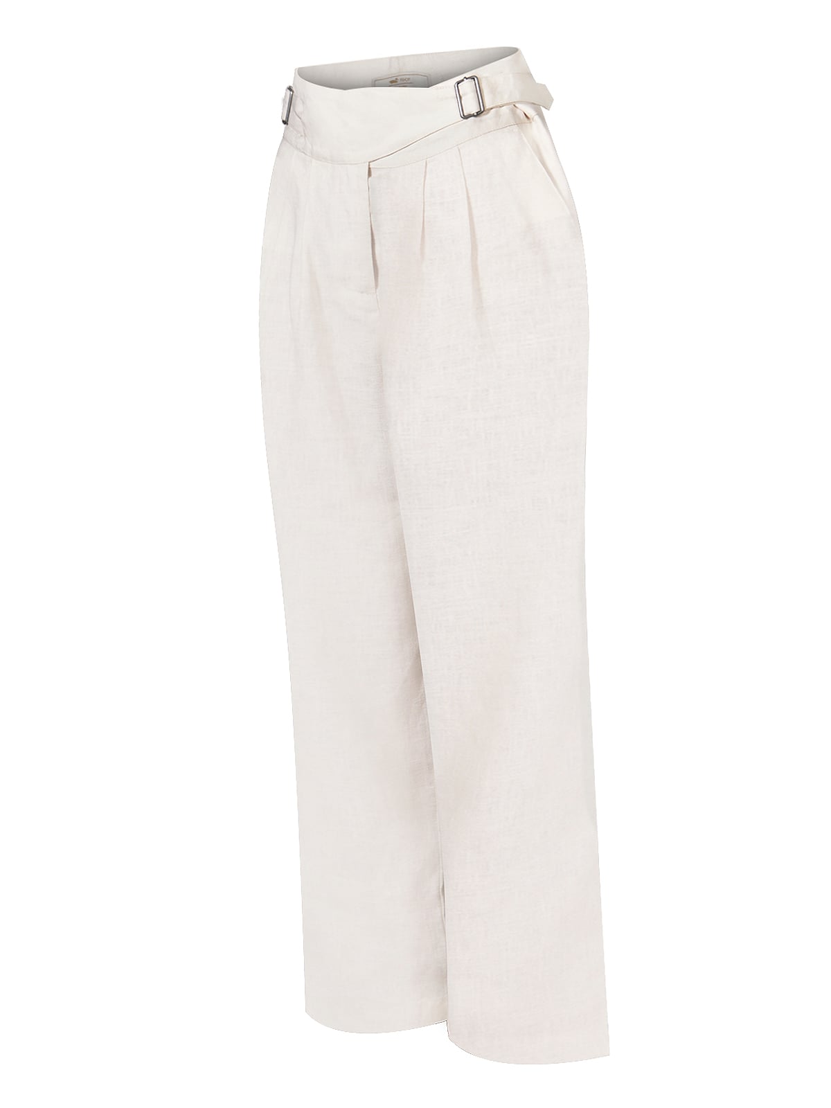 PANTALÓN LINO MUJER ROCKFORD BEIGE AVA ORGÁNICO - 1