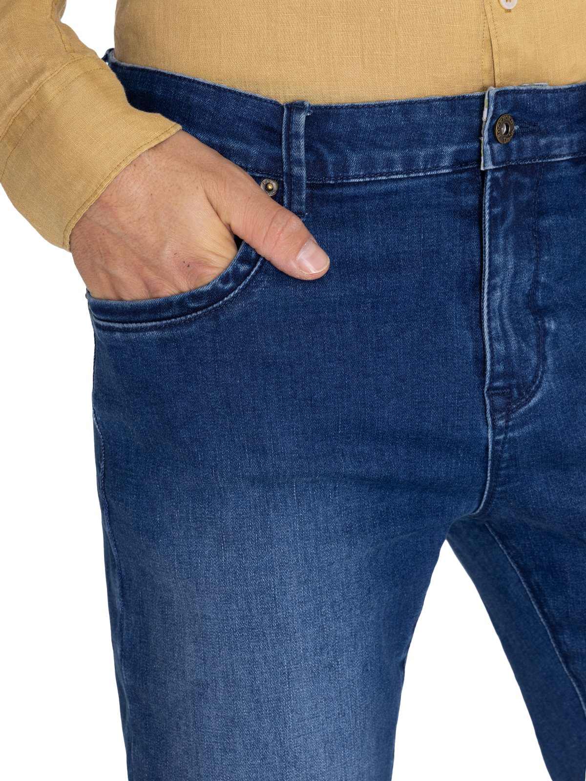 JEANS ALGODÓN ORGÁNICO AZUL BARI HOMBRE ROCKFORD - 8