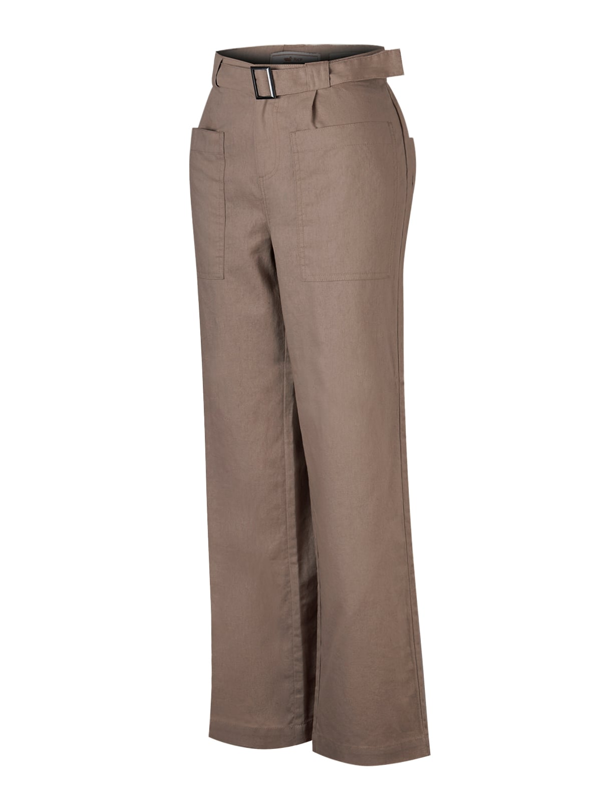 PANTALÓN ALGODÓN ORGÁNICO CAFÉ FLIP MUJER ROCKFORD - 1