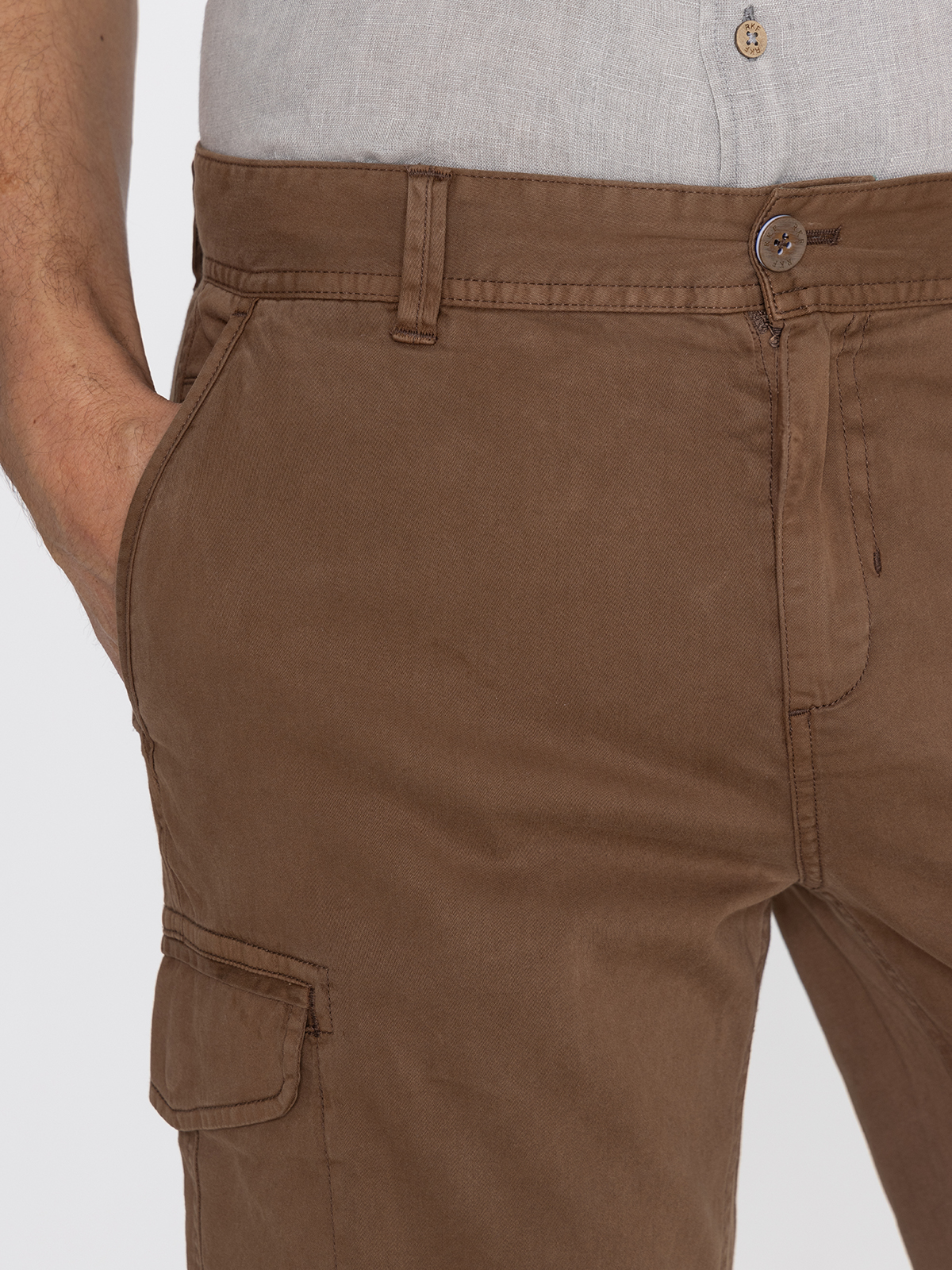 SHORT ALGODÓN ORGÁNICO HOMBRE ROCKFORD CAFÉ KUNAPRO TENCEL - 8