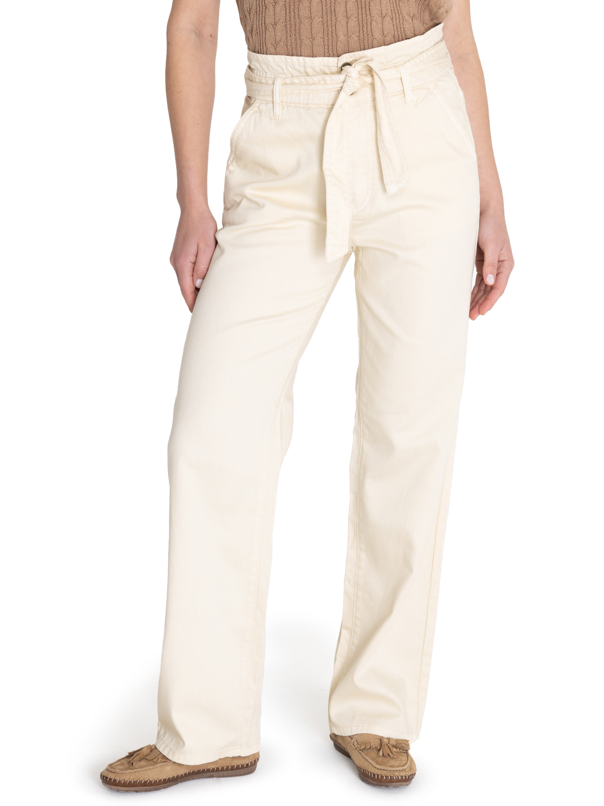 JEANS ALGODÓN ORGÁNICO BEIGE OREON MUJER ROCKFORD - 5