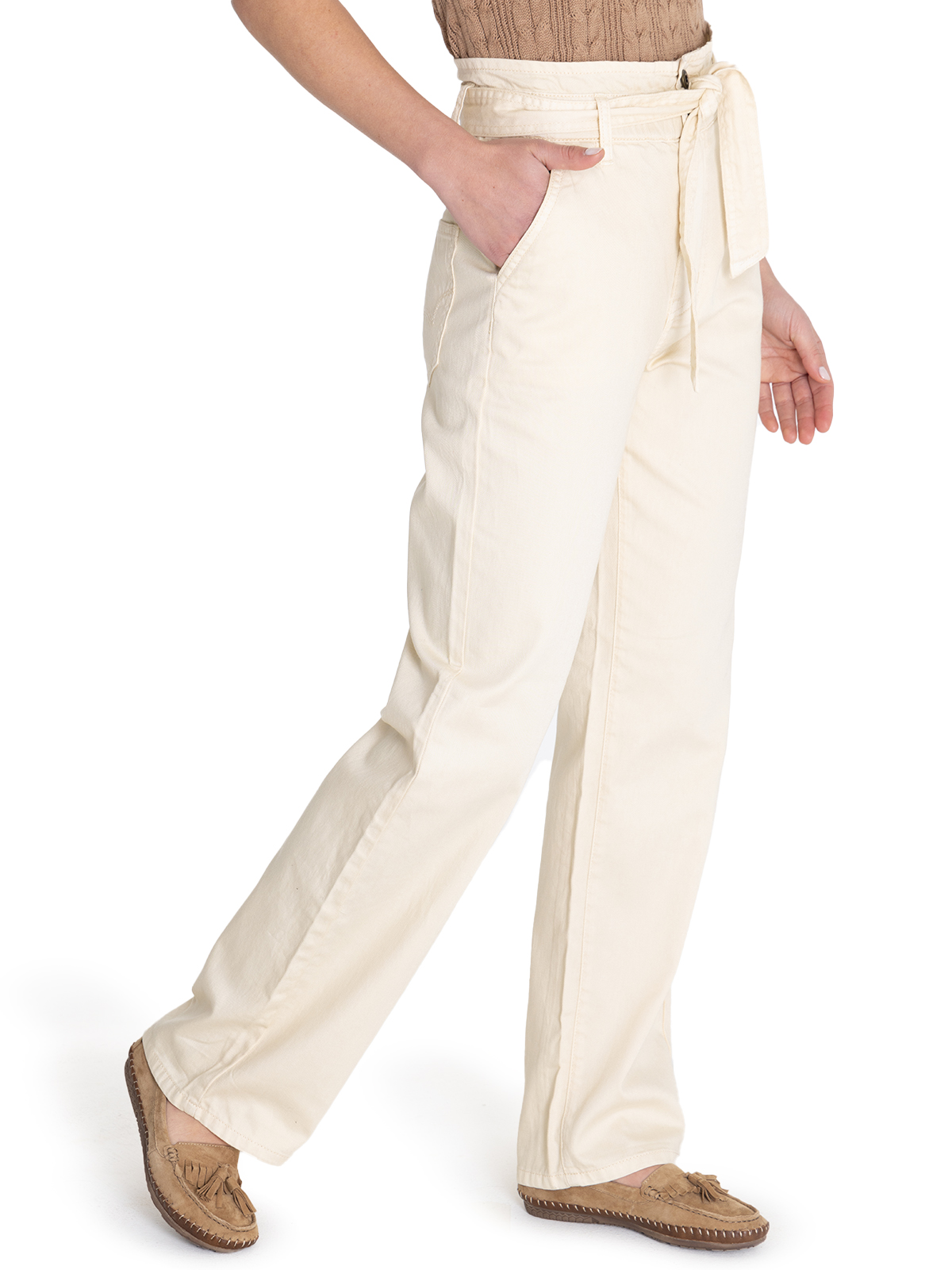 JEANS ALGODÓN ORGÁNICO BEIGE OREON MUJER ROCKFORD - 6