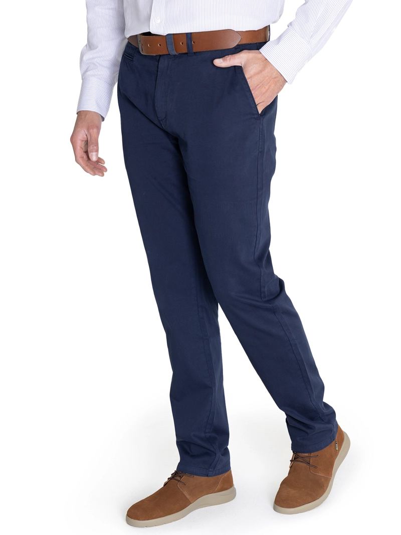 PANTALÓN TENCEL AZUL NAPOLI HOMBRE ROCKFORD - 5