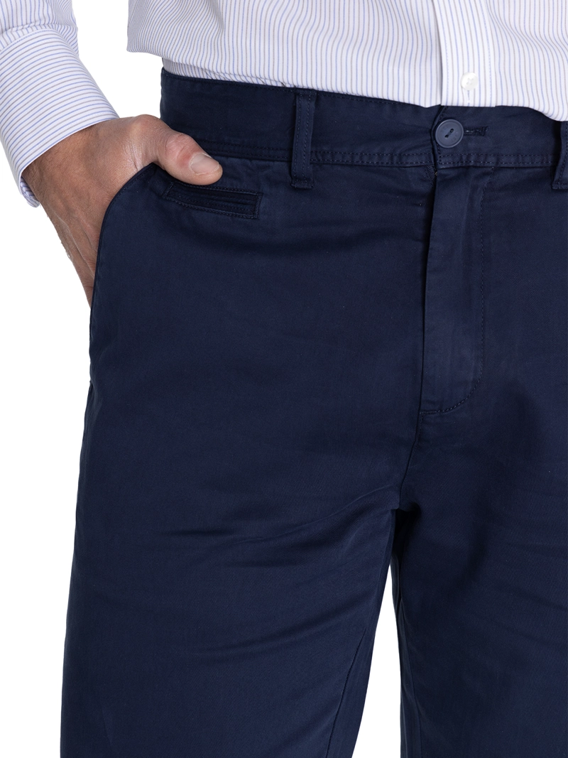 PANTALÓN TENCEL AZUL NAPOLI HOMBRE ROCKFORD - 8