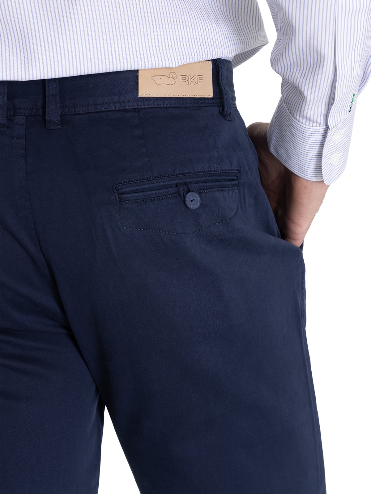 PANTALÓN TENCEL AZUL NAPOLI HOMBRE ROCKFORD - 9