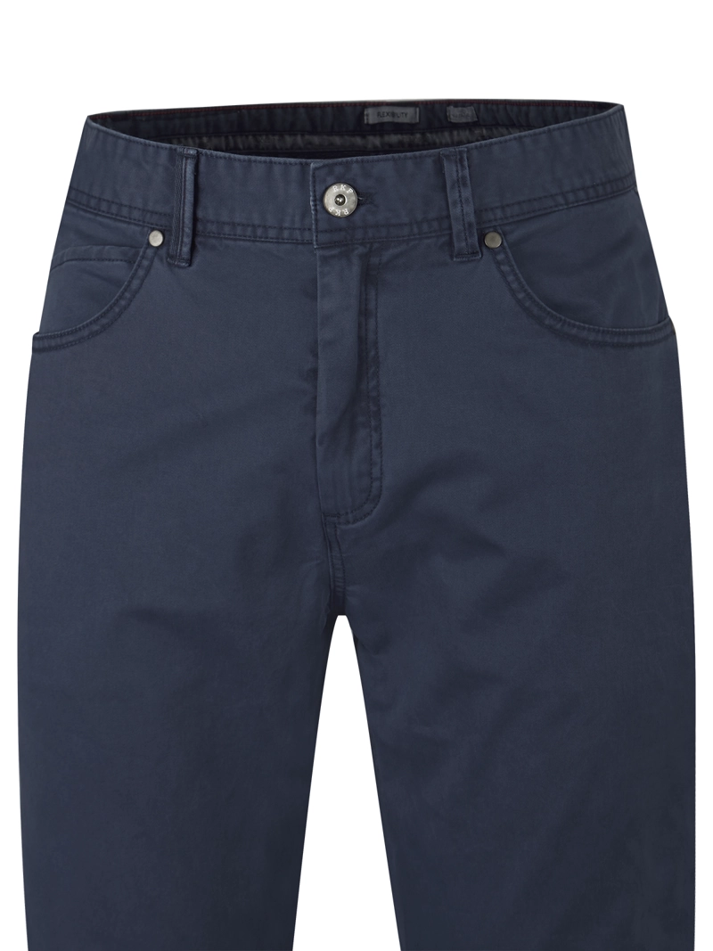PANTALÓN ALGODÓN ORGÁNICO HOMBRE ROCKFORD AZUL FIVE NATURAL FLEX - 4