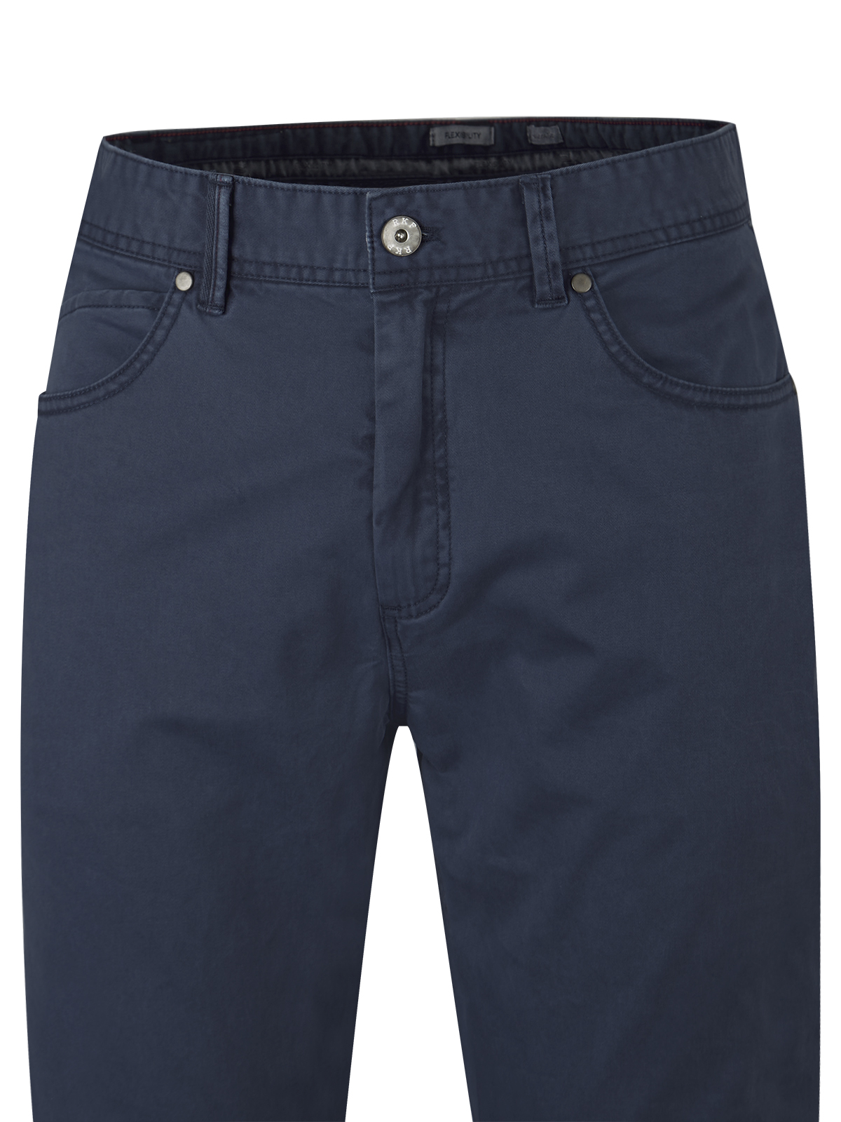 PANTALÓN ALGODÓN ORGÁNICO HOMBRE ROCKFORD AZUL FIVE NATURAL FLEX - 4