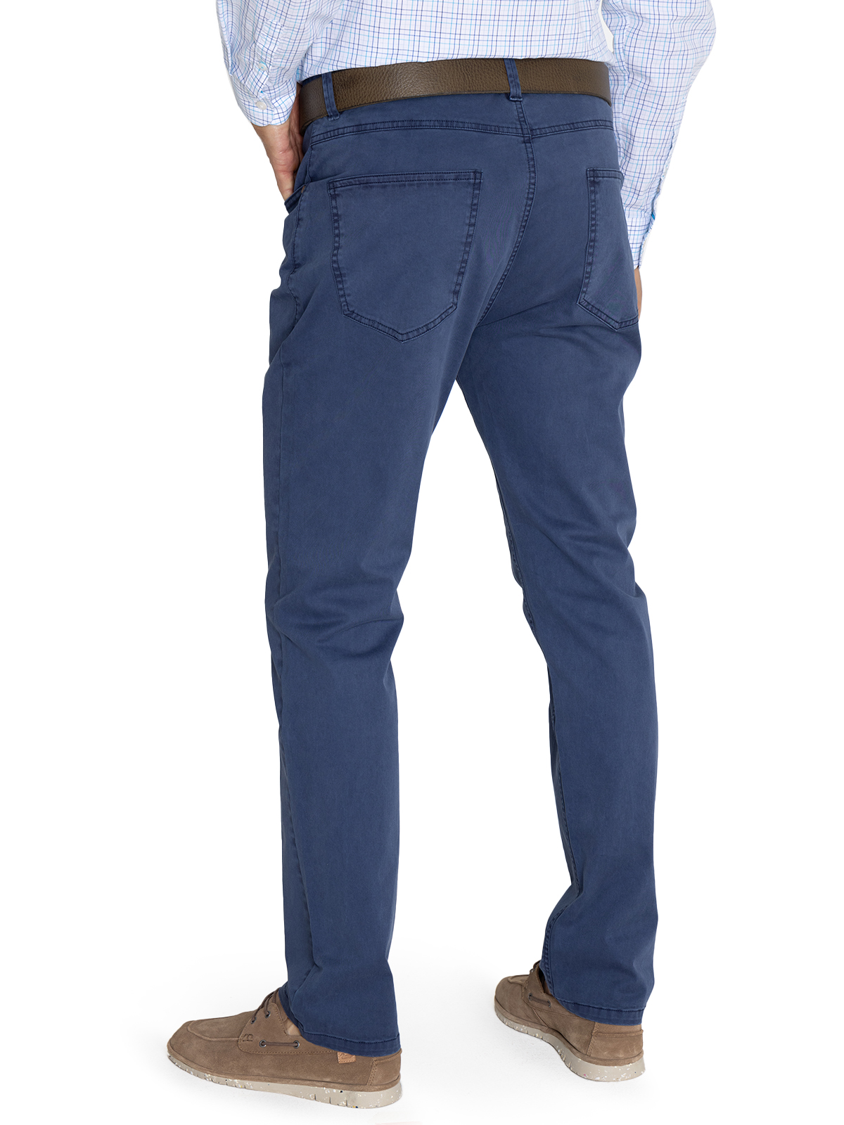 PANTALÓN ALGODÓN ORGÁNICO HOMBRE ROCKFORD AZUL FIVE NATURAL FLEX - 7