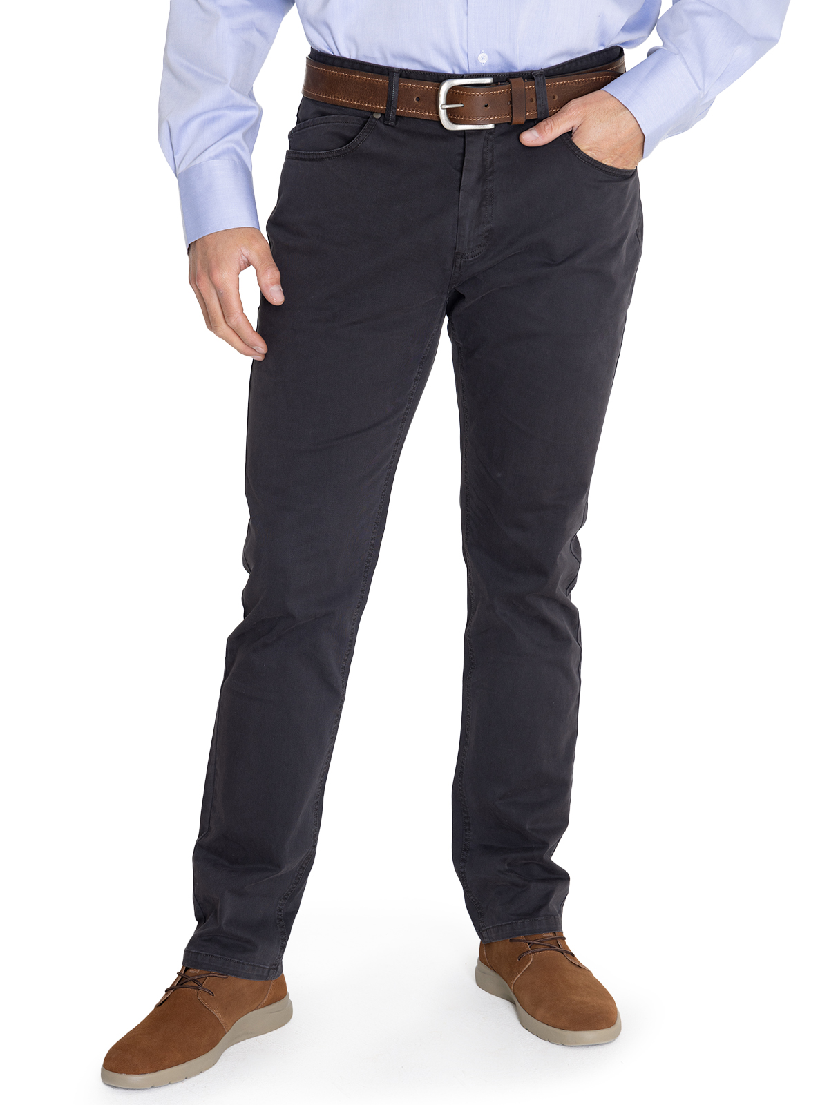 PANTALÓN NATURAL FLEX GRIS FIVE HOMBRE ROCKFORD - 5