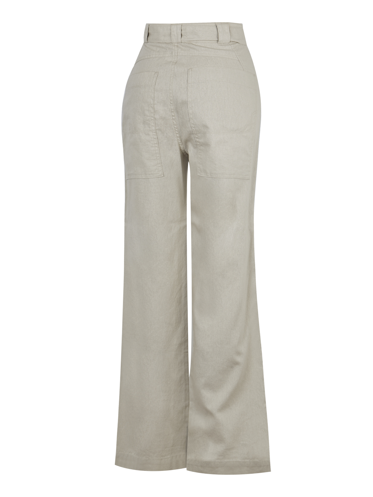 PANTALÓN ALGODÓN ORGÁNICO BEIGE FLIP MUJER ROCKFORD - 2