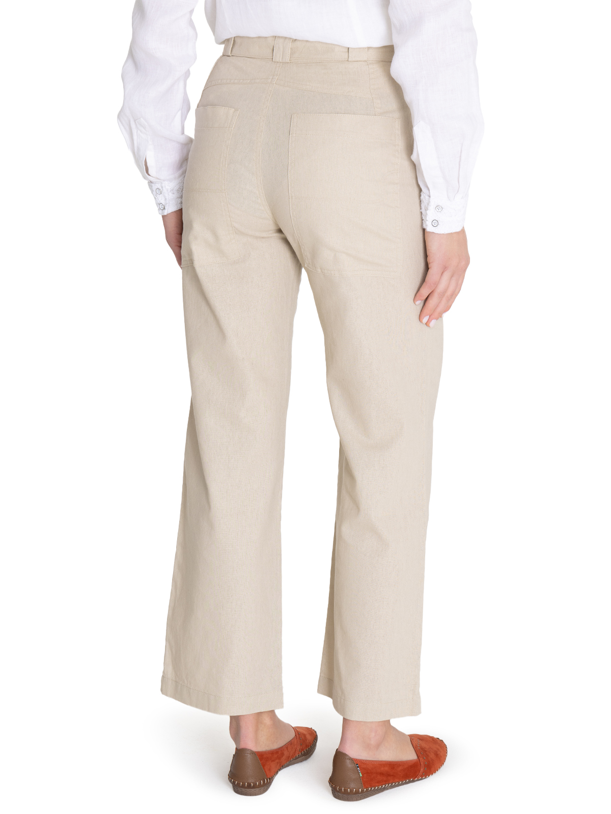 PANTALÓN ALGODÓN ORGÁNICO BEIGE FLIP MUJER ROCKFORD - 7