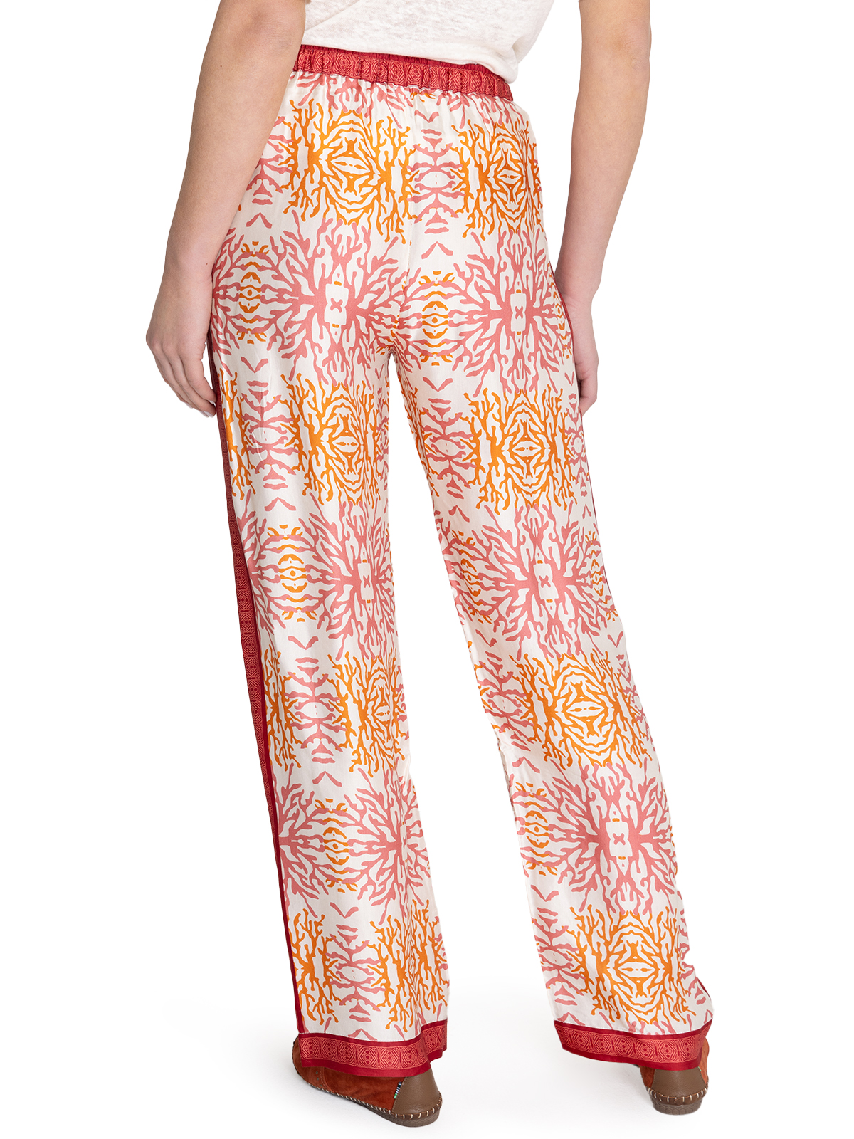 PANTALÓN MUJER ROCKFORD NARANJA PALOMA RAYÓN - 7