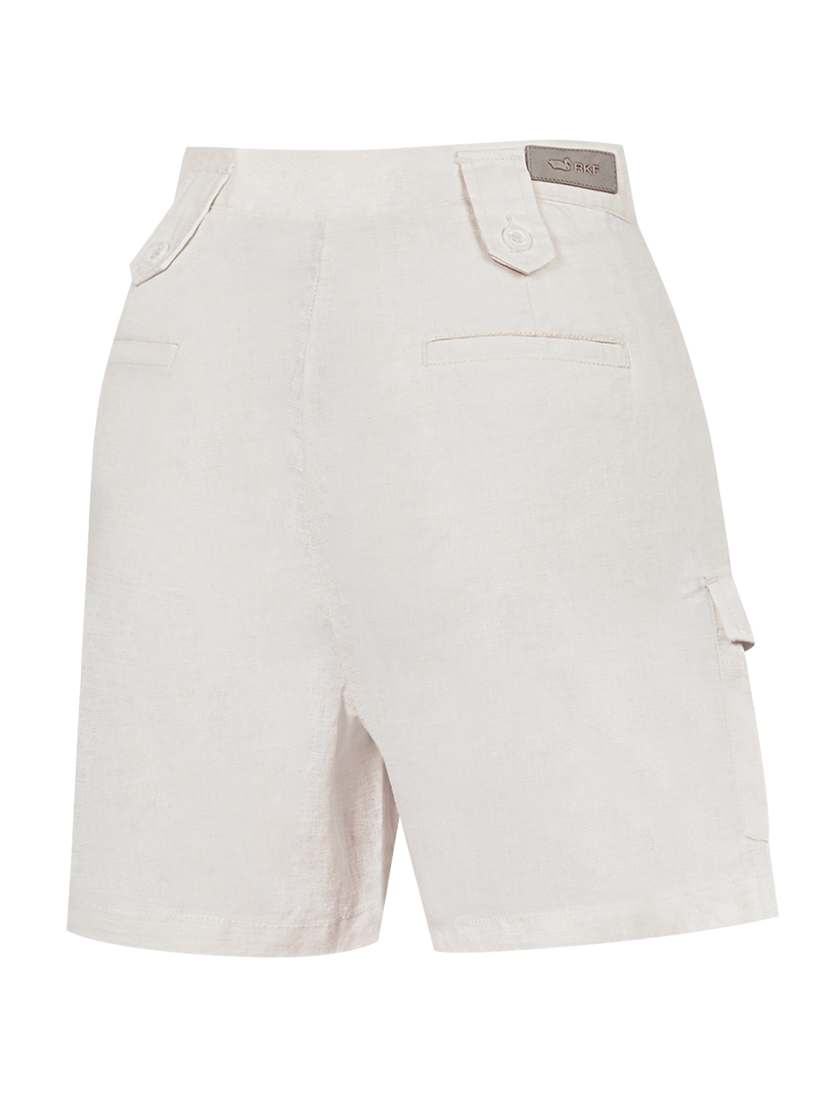 SHORT LINO MUJER ROCKFORD BEIGE ORGÁNICO ROUT - 2