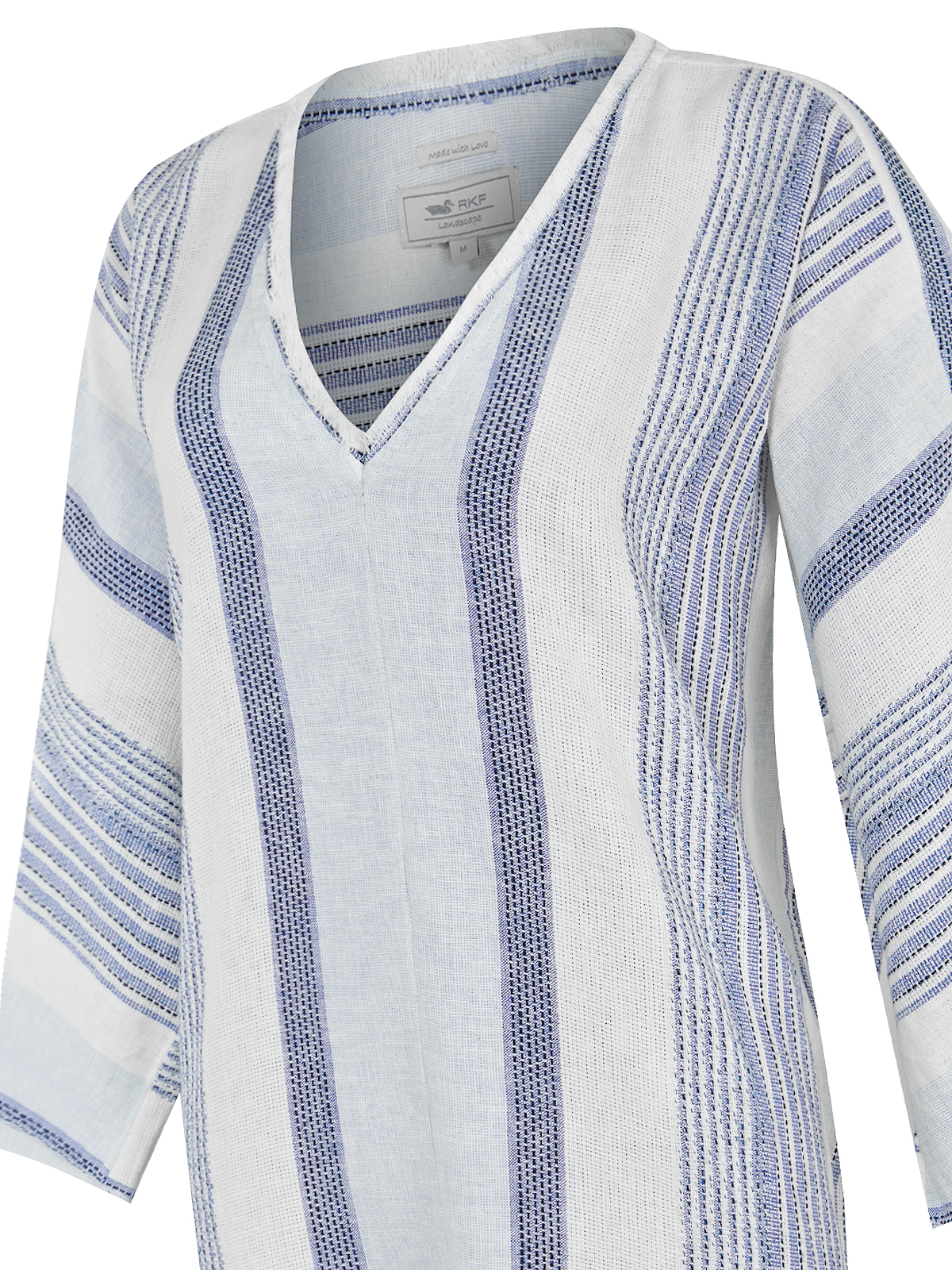 VESTIDO ALGODÓN ORGÁNICO MUJER ROCKFORD AZUL KALA - 4