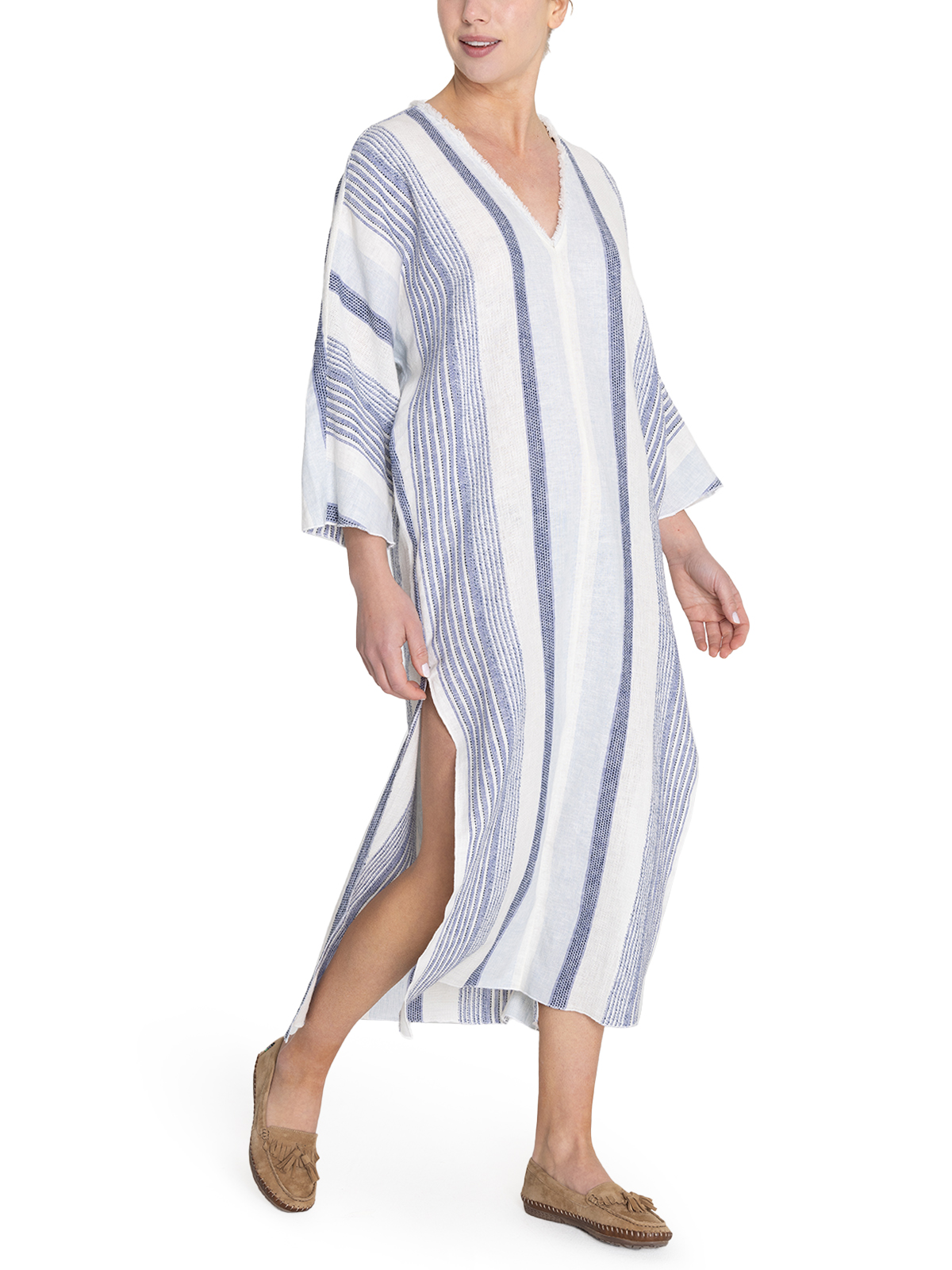 VESTIDO ALGODÓN ORGÁNICO MUJER ROCKFORD AZUL KALA - 6