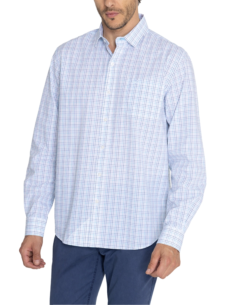 CAMISA ALGODÓN ORGÁNICO AZUL LIGHTER HOMBRE ROCKFORD - 5