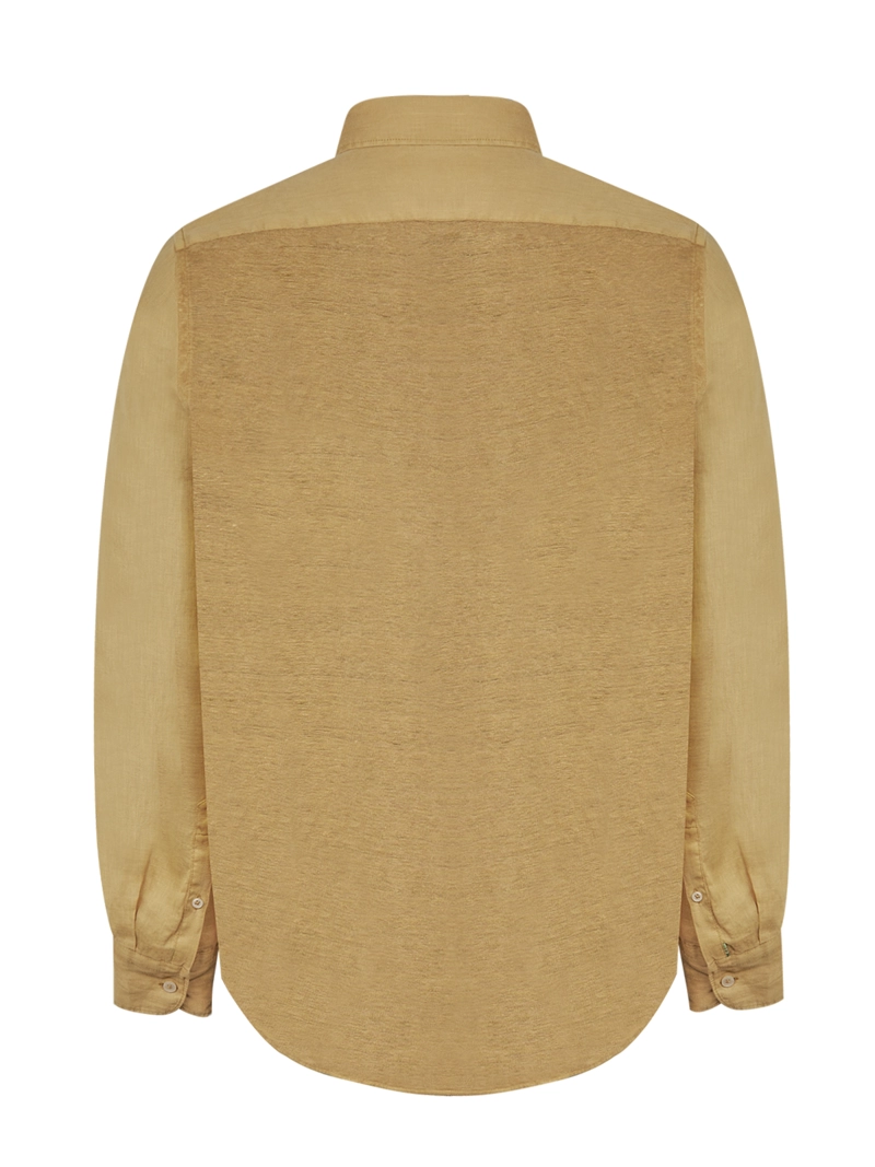 CAMISA LINO ORGÁNICO CAFÉ LINENPRO HOMBRE ROCKFORD - 2