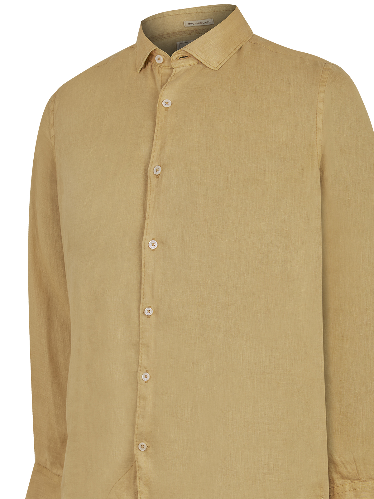 CAMISA LINO ORGÁNICO CAFÉ LINENPRO HOMBRE ROCKFORD - 4