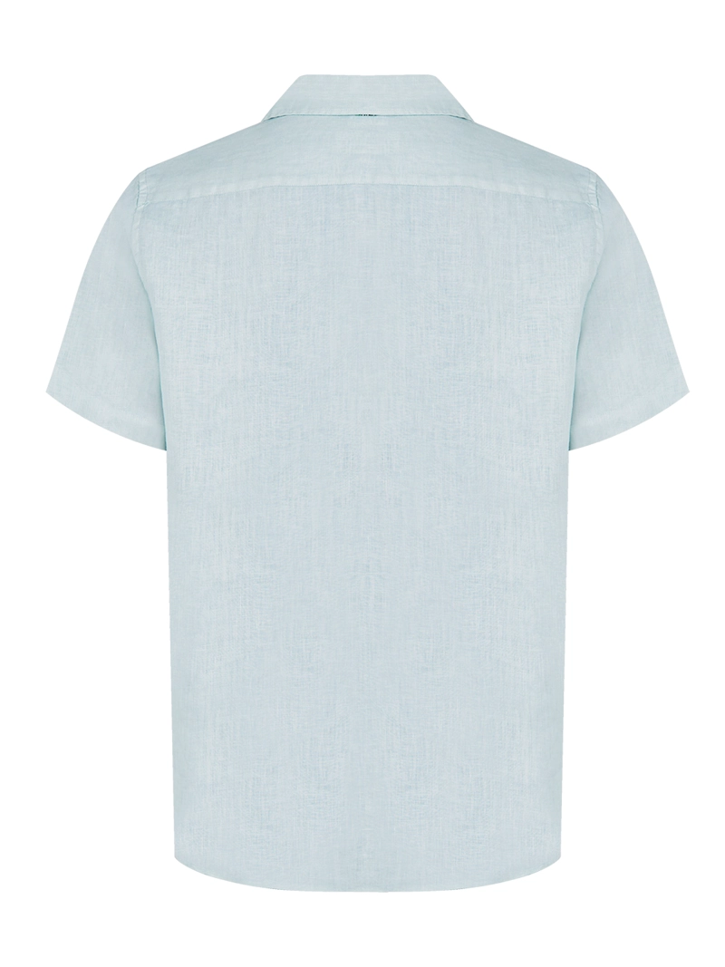 CAMISA LINO ORGÁNICO VERDE BRAGA HOMBRE ROCKFORD - 2