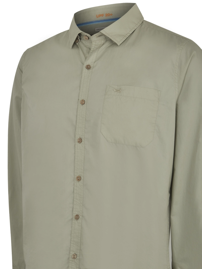 CAMISA ALGODÓN ORGÁNICO VERDE GALITON HOMBRE ROCKFORD - 4