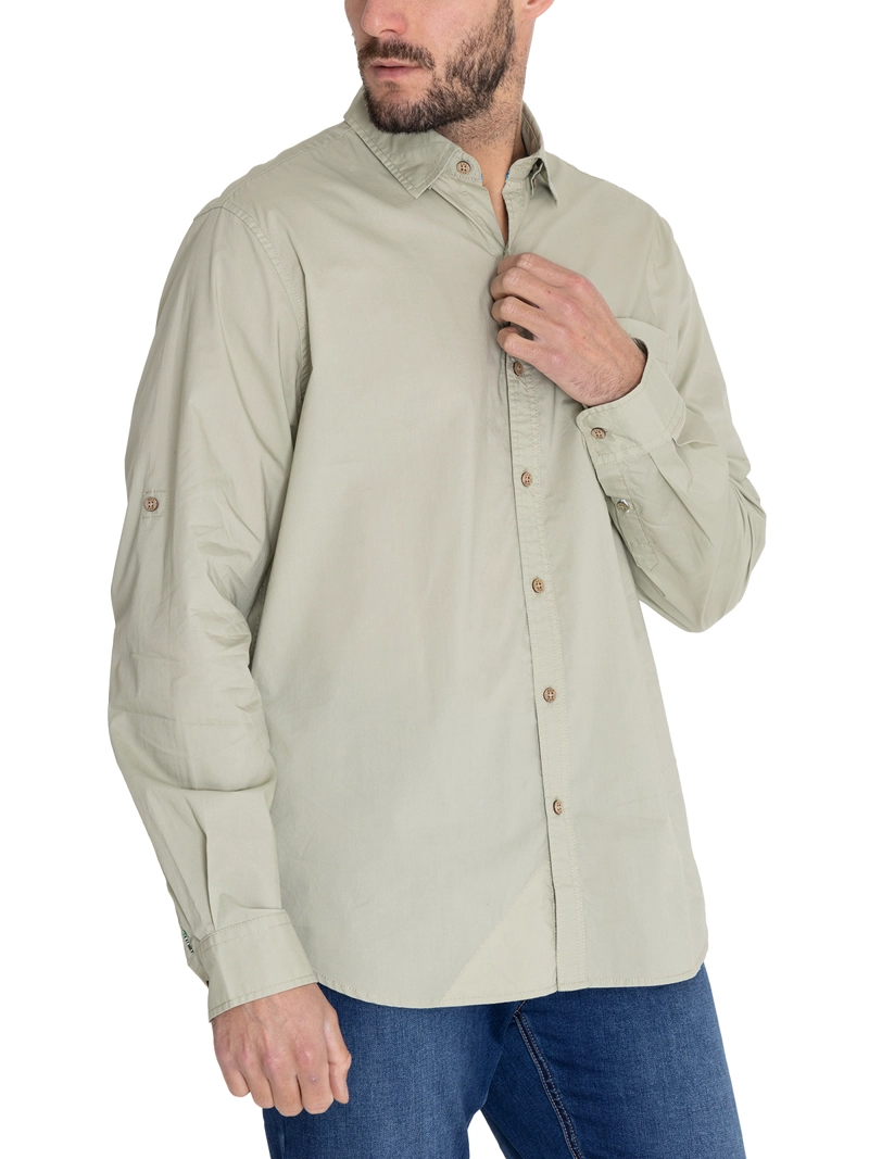 CAMISA ALGODÓN ORGÁNICO VERDE GALITON HOMBRE ROCKFORD - 6