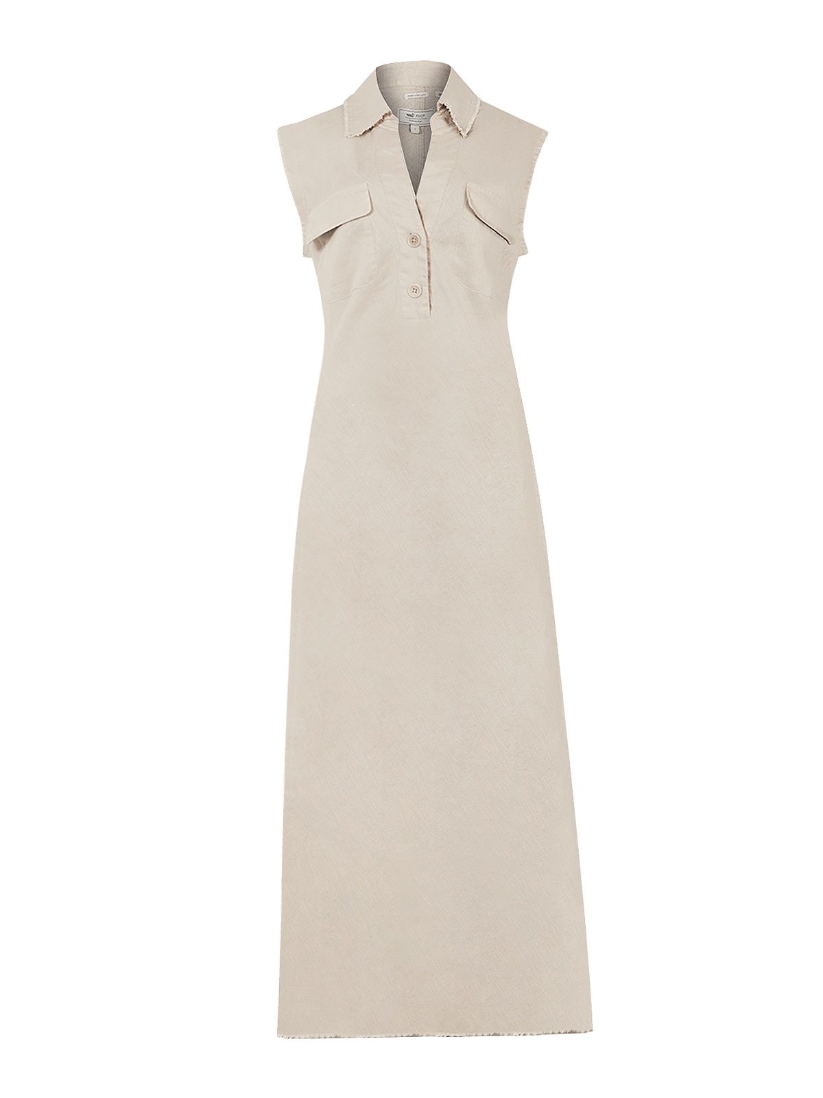VESTIDO LINO MUJER ROCKFORD BEIGE MOAI ORGÁNICO - 1