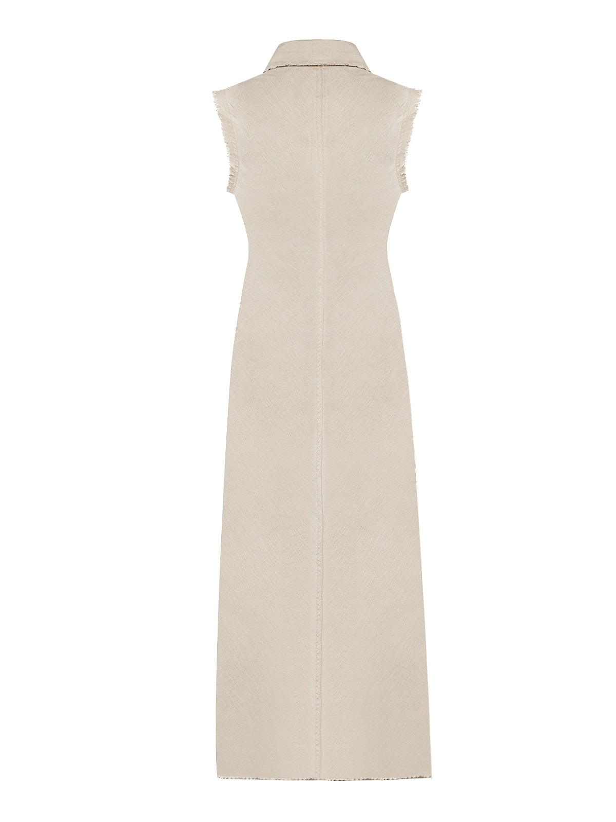 VESTIDO LINO MUJER ROCKFORD BEIGE MOAI ORGÁNICO - 2