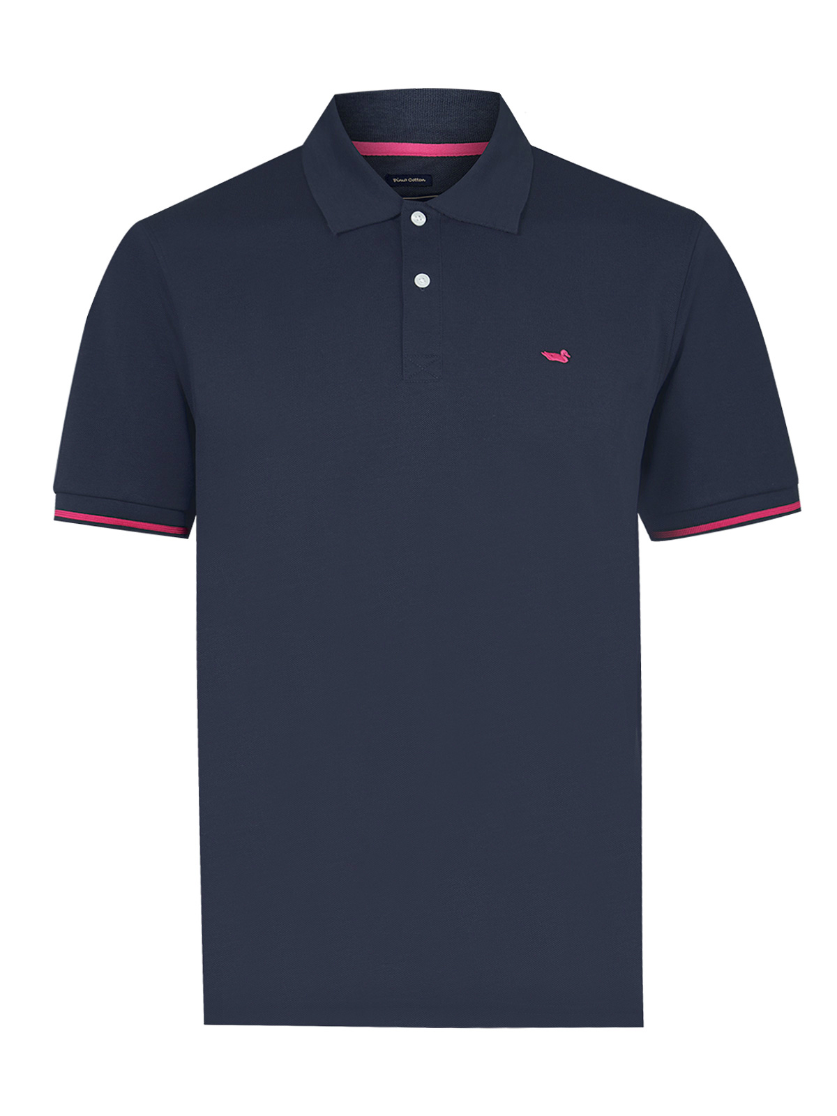 POLERA ALGODÓN ORGÁNICO AZUL MITCHELL HOMBRE ROCKFORD - 1