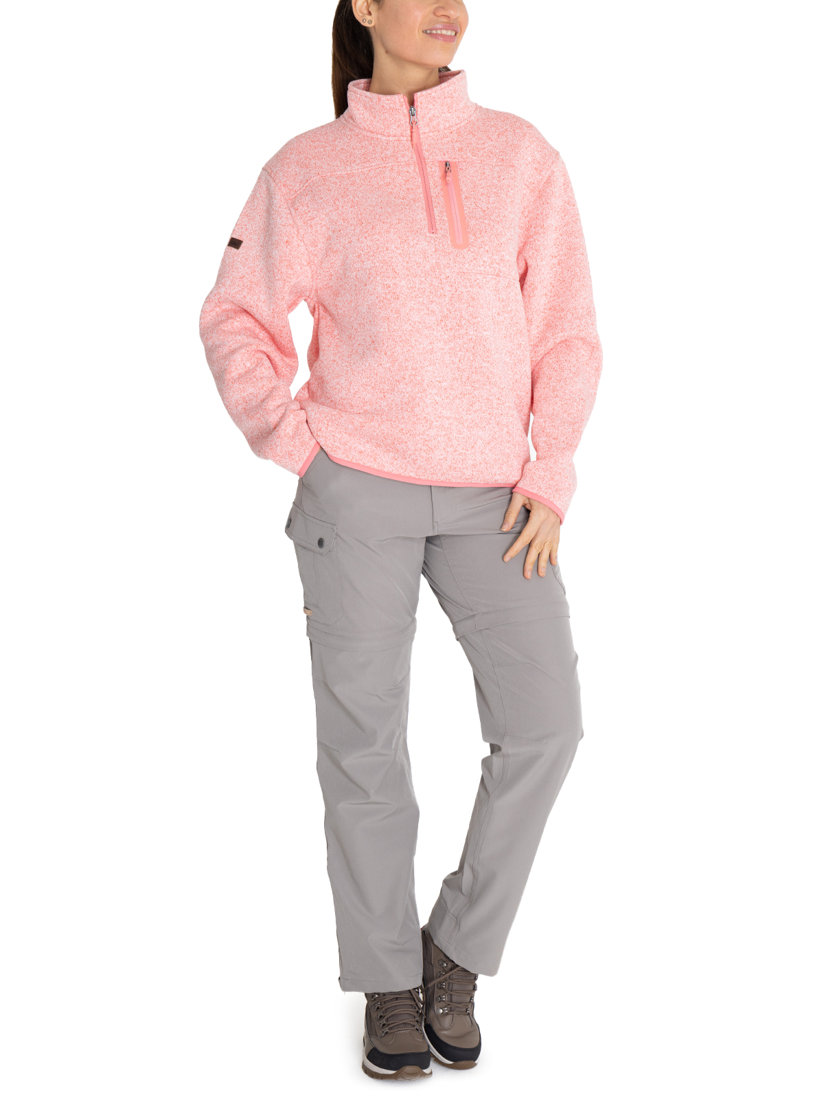POLAR FIBRAS RECICLADAS NARANJA AMBER MUJER ROCKFORD - 9