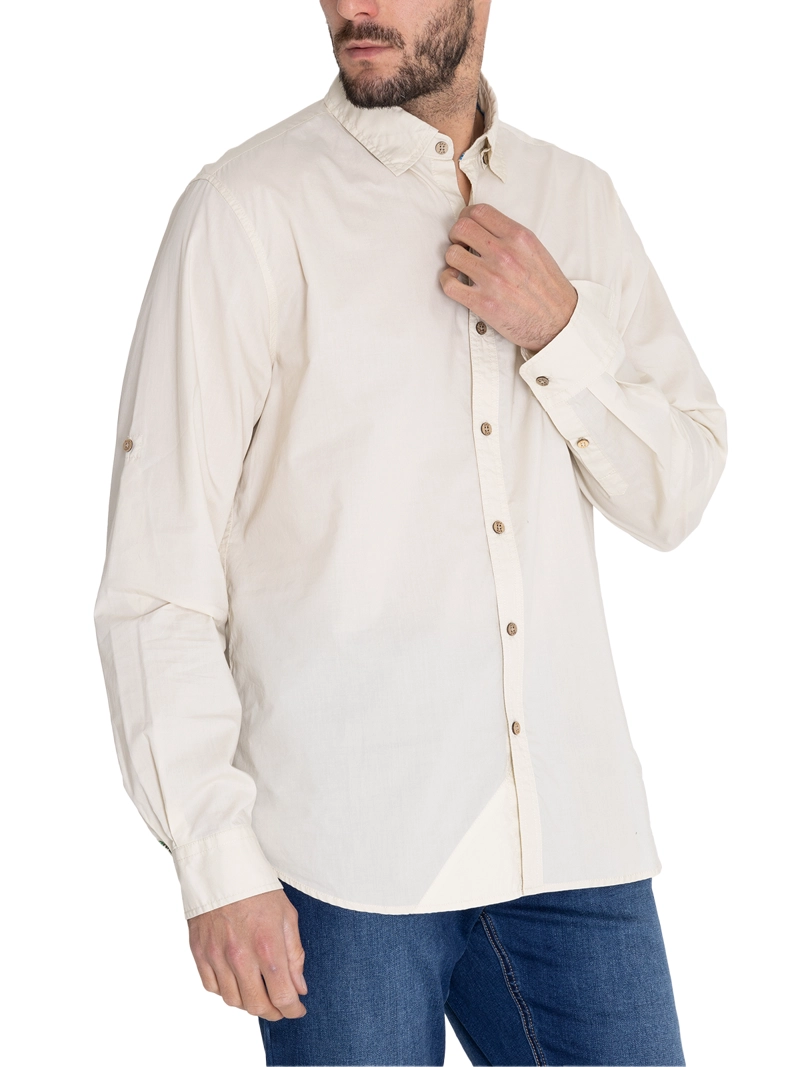 CAMISA ALGODÓN ORGÁNICO BEIGE GALITON HOMBRE ROCKFORD - 6