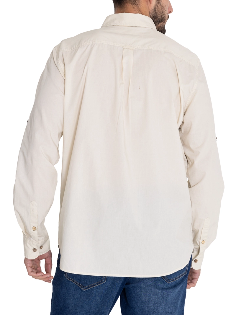 CAMISA ALGODÓN ORGÁNICO BEIGE GALITON HOMBRE ROCKFORD - 8