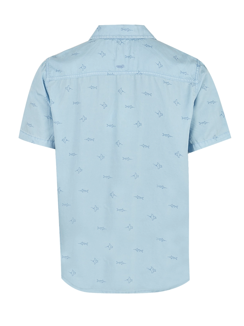 CAMISA TENCEL AZUL TENCELPRINT HOMBRE ROCKFORD - 2