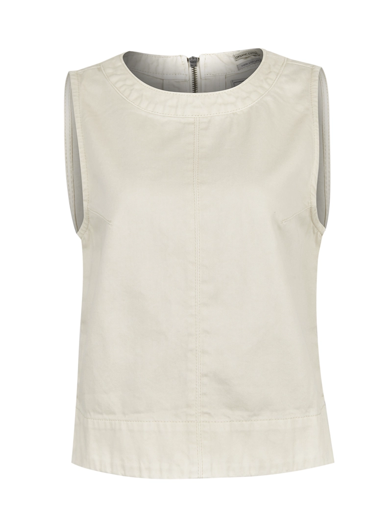 BLUSA ALGODÓN ORGÁNICO CREMA LEE MUJER ROCKFORD - 1